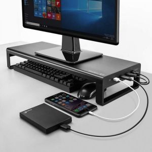 sale SALE Vaydeer סטנד למסך מחשב עם חיבורי USB